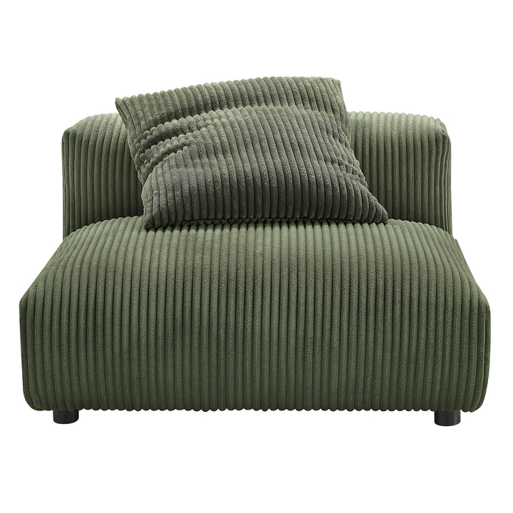 Lumi Modular Armless Chair and Ottoman Set – Fern Denmark Home