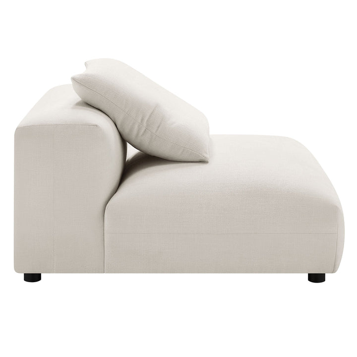 Lumi Modular Armless Chair and Ottoman Set - Linen (Copy) Denmark Home
