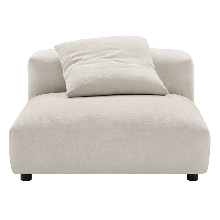 Lumi Modular Armless Chair and Ottoman Set - Linen (Copy) Denmark Home
