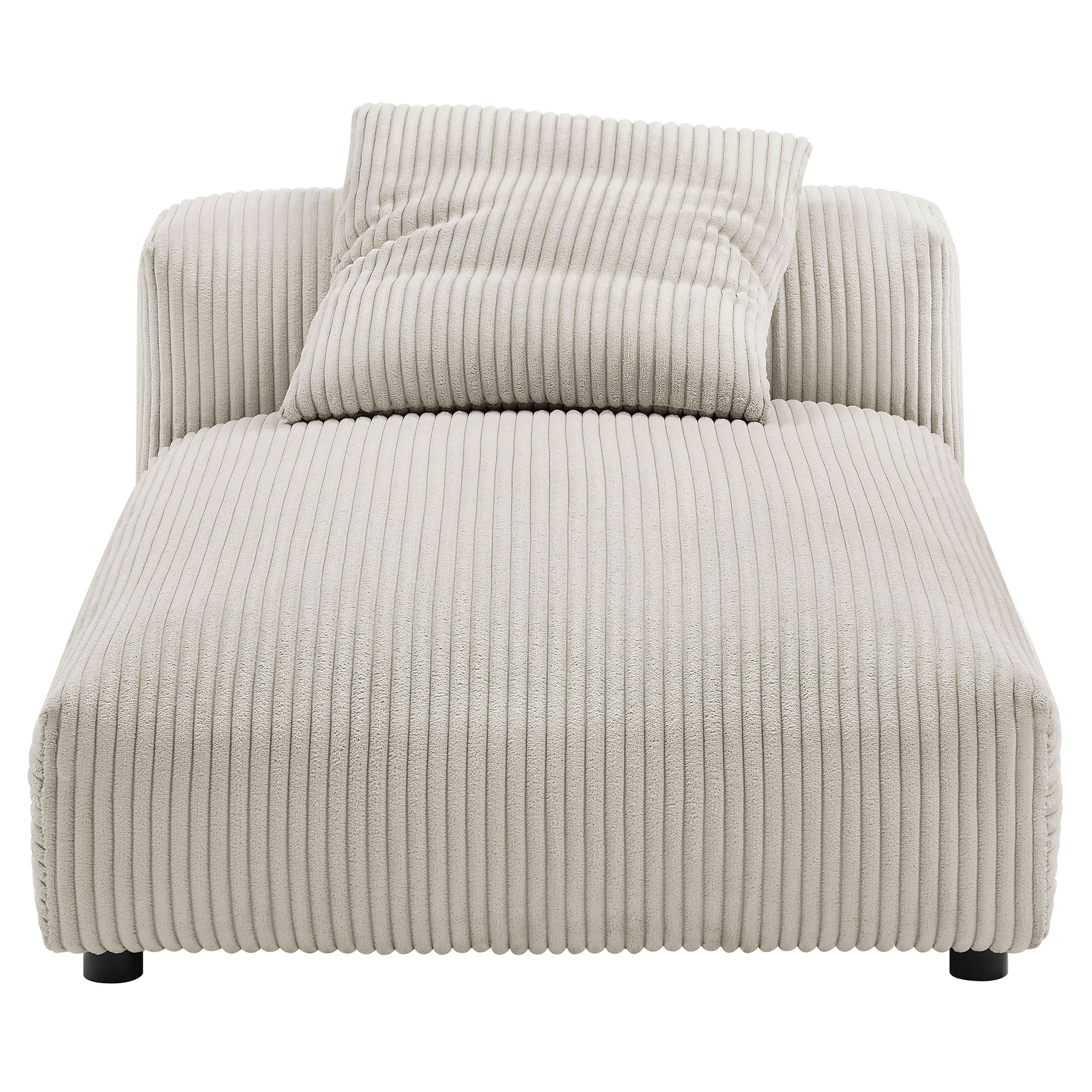 Lumi Modular Armless Chaise Lounge – Almond Denmark Home