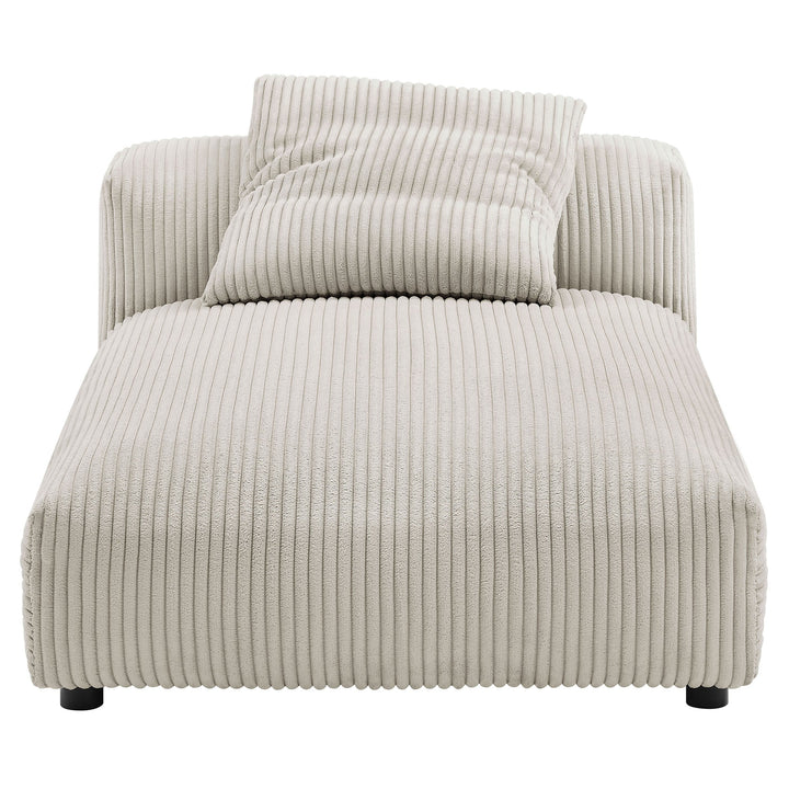 Lumi Modular Armless Chaise Lounge – Almond Denmark Home