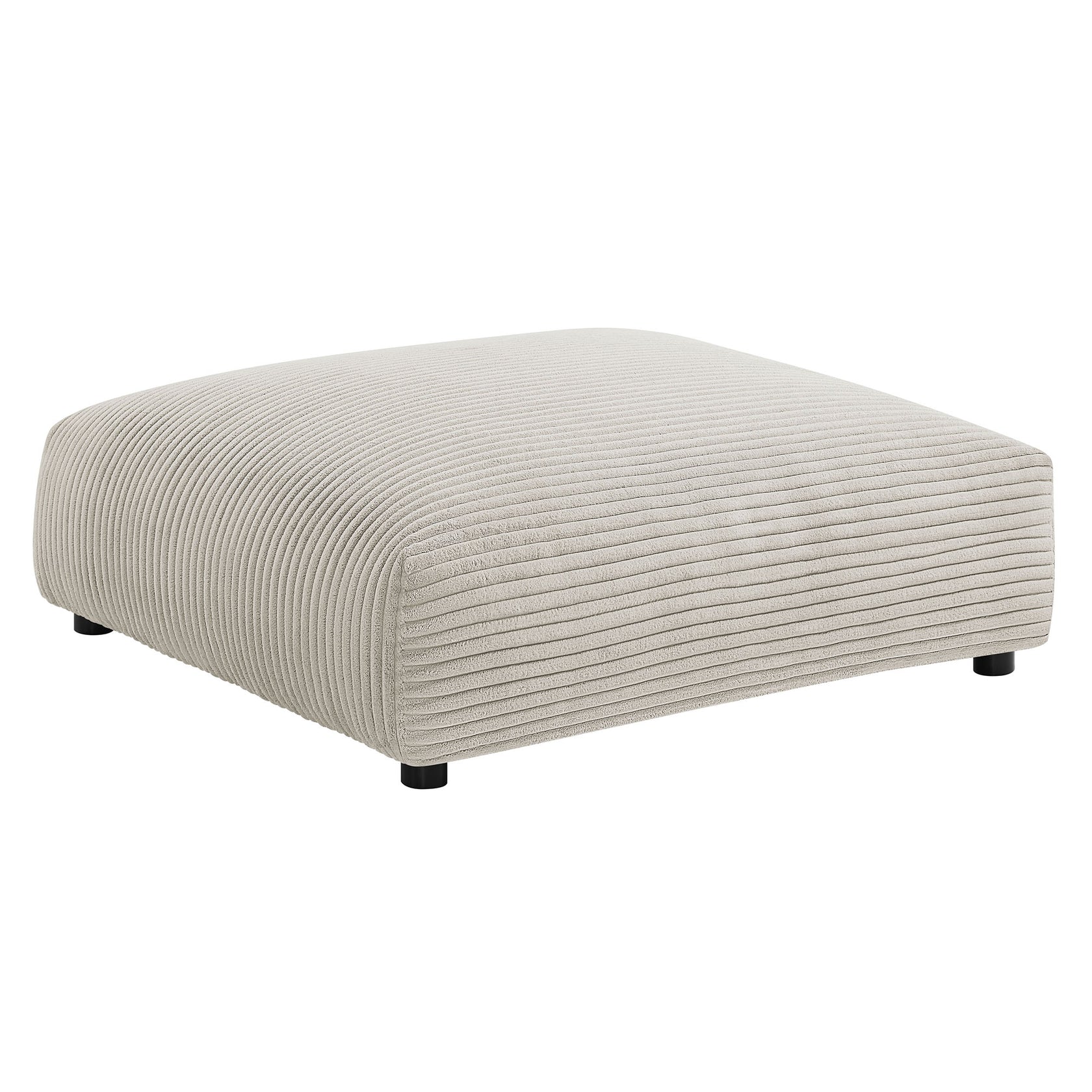 Lumi Modular Armless Chair and Ottoman Set – Almond Denmark Home