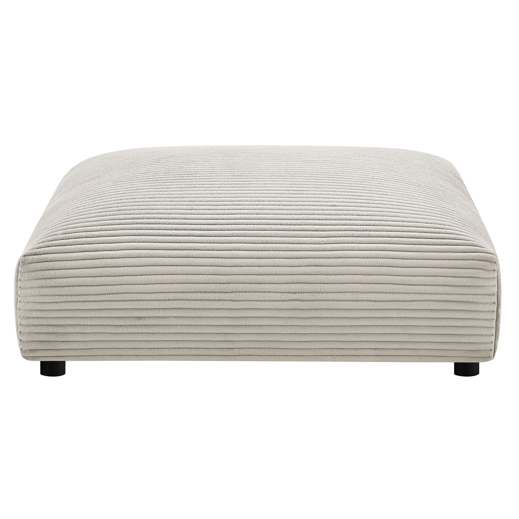 Lumi Modular Armless Chair and Ottoman Set – Almond Denmark Home