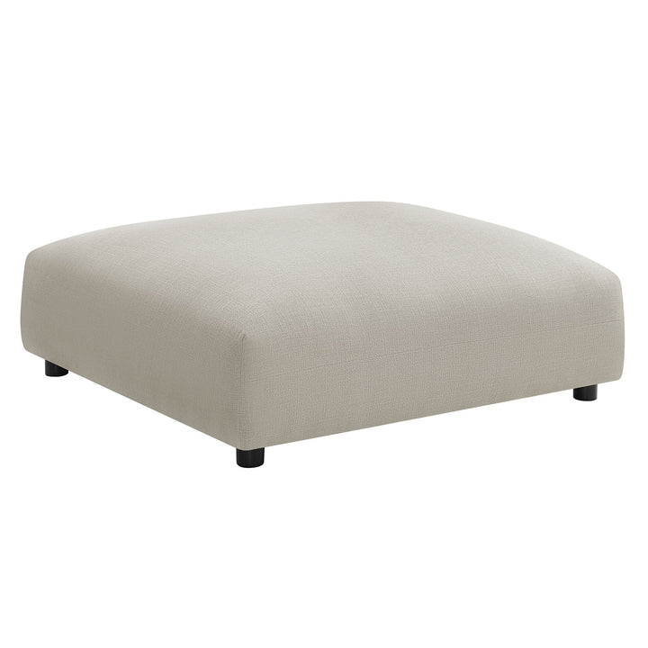 Lumi Modular Armless Chair and Ottoman Set - Linen Denmark Home