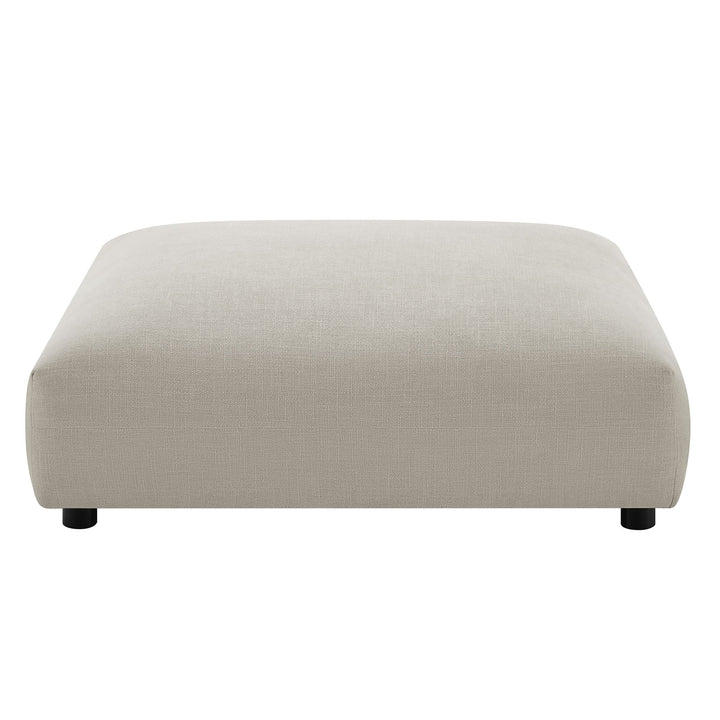 Lumi Modular Armless Chair and Ottoman Set - Linen Denmark Home