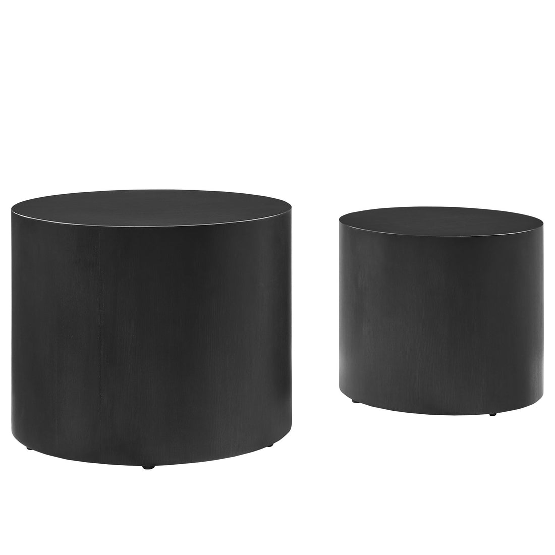 Summit Nesting Coffee Tables (Set of Two)- Black