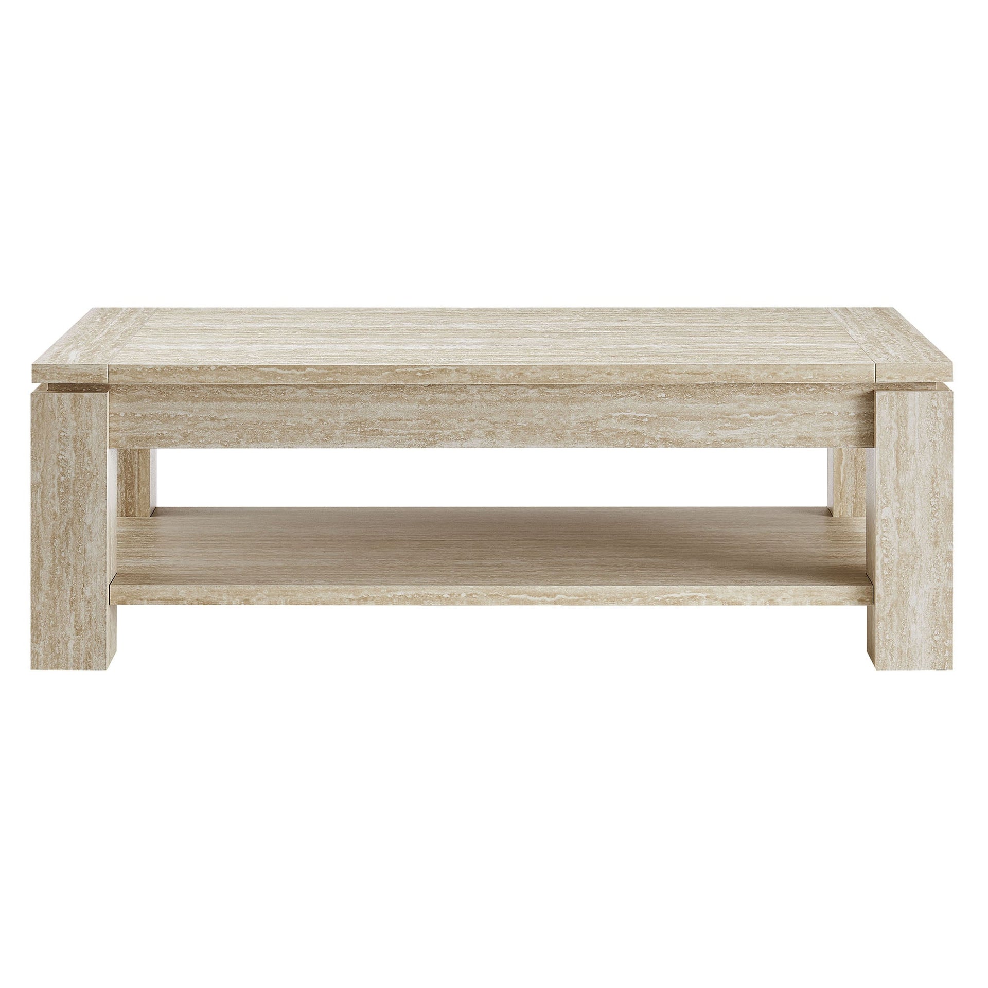 Terravia Coffee Table – Travertine