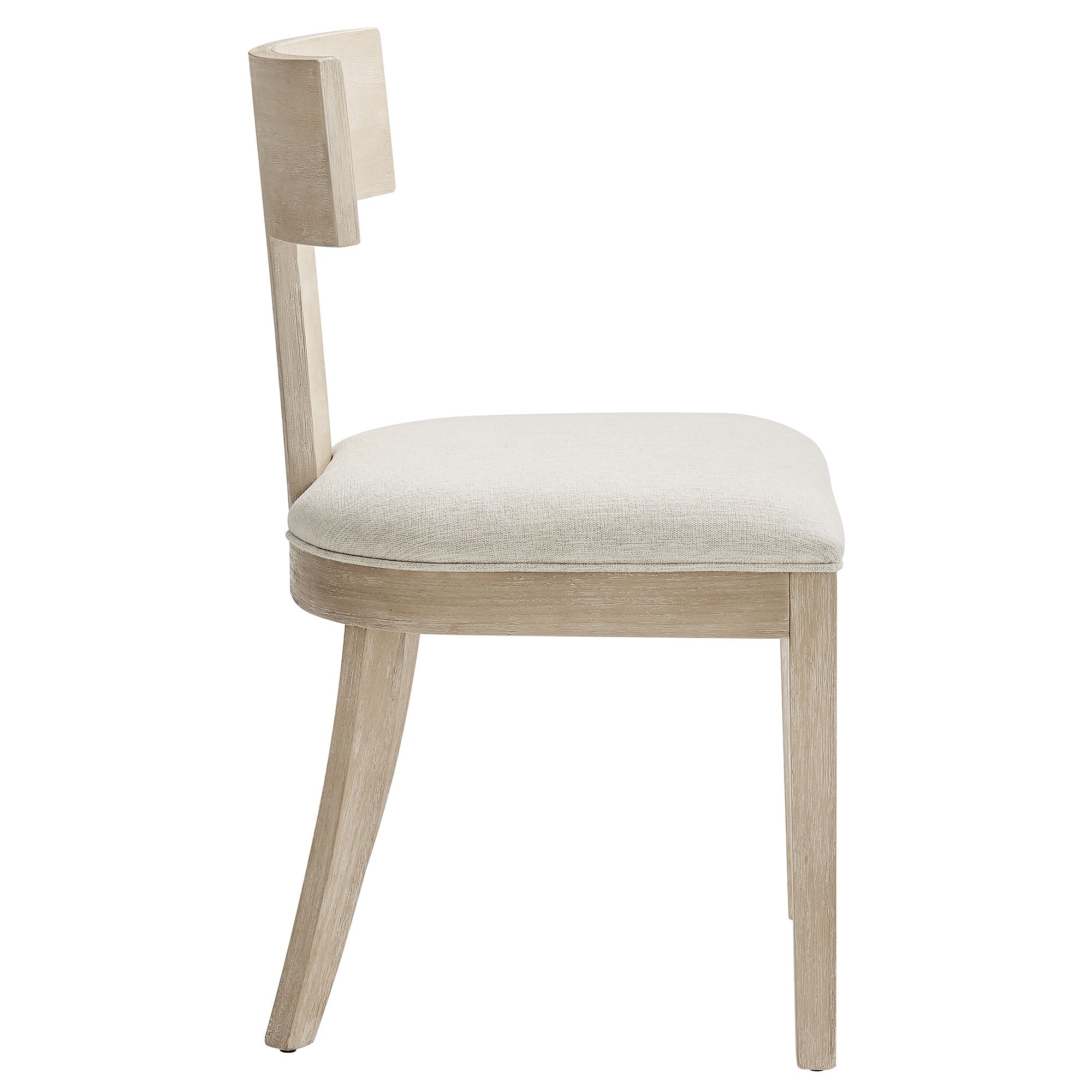 Elmsworth Dining Chair Set - Natural Heathered Weave Ivory Denmark Home