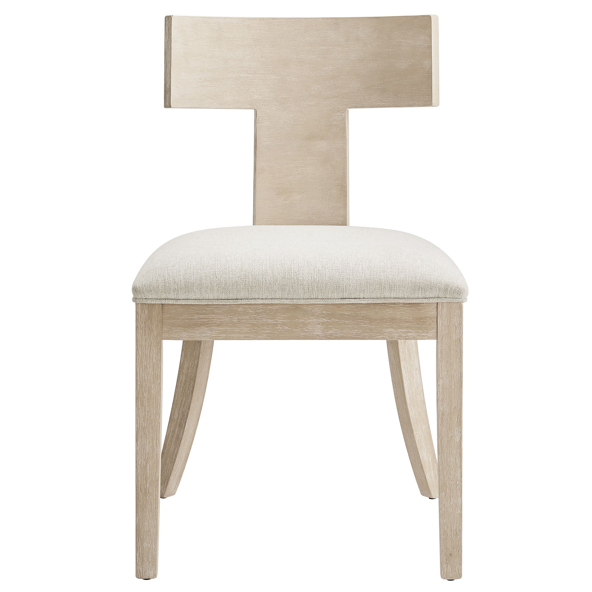 Elmsworth Dining Chair Set - Natural Heathered Weave Ivory Denmark Home