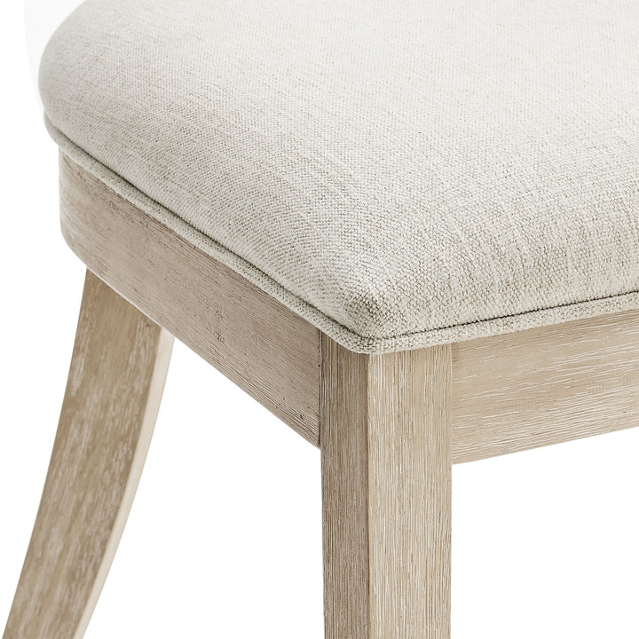 Elmsworth Dining Chair Set - Natural Heathered Weave Ivory Denmark Home
