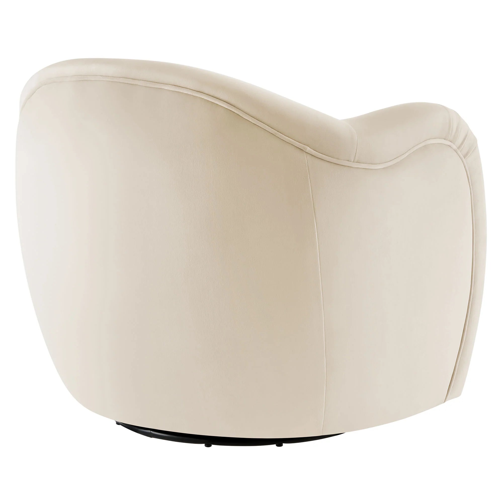Varelle Velvet Swivel Accent Chair-Alabaster Denmark Home