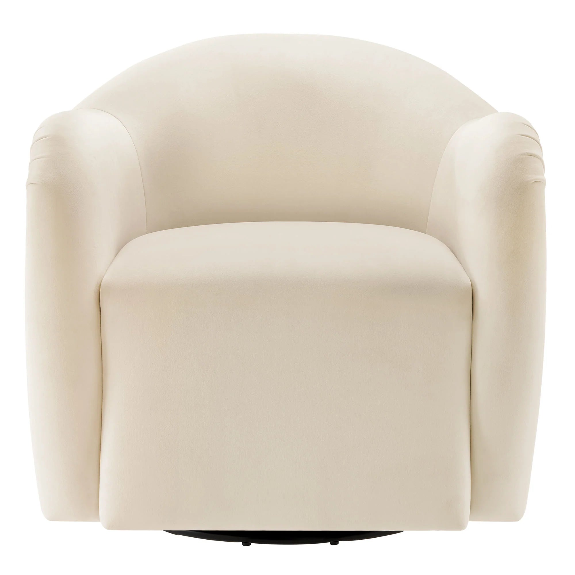 Varelle Velvet Swivel Accent Chair-Alabaster Denmark Home