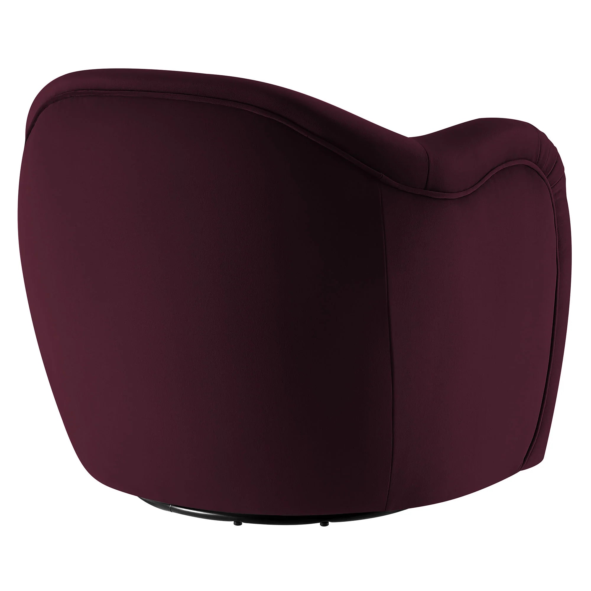 Varelle Velvet Swivel Accent Chair-Mulberry Denmark Home