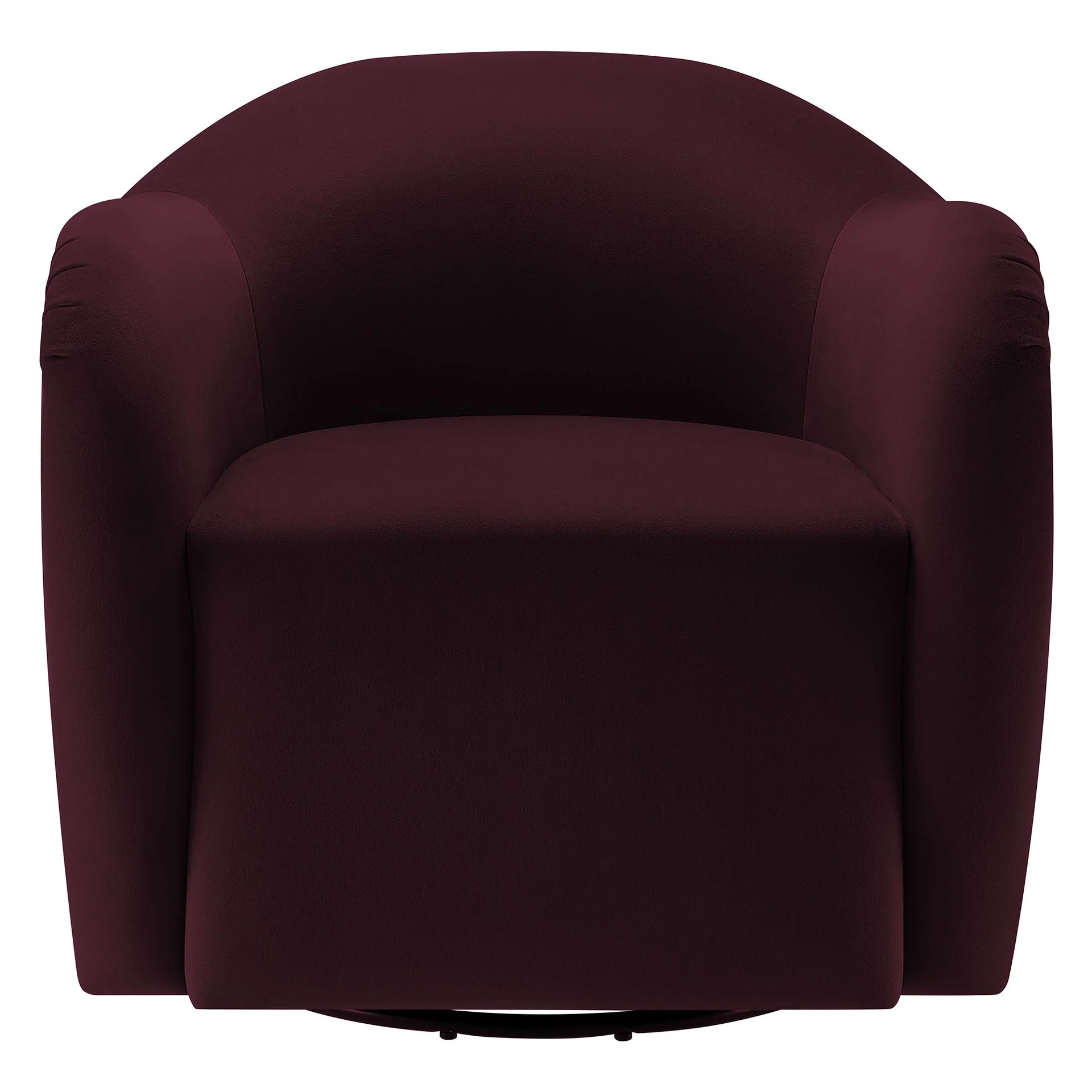 Varelle Velvet Swivel Accent Chair-Mulberry Denmark Home