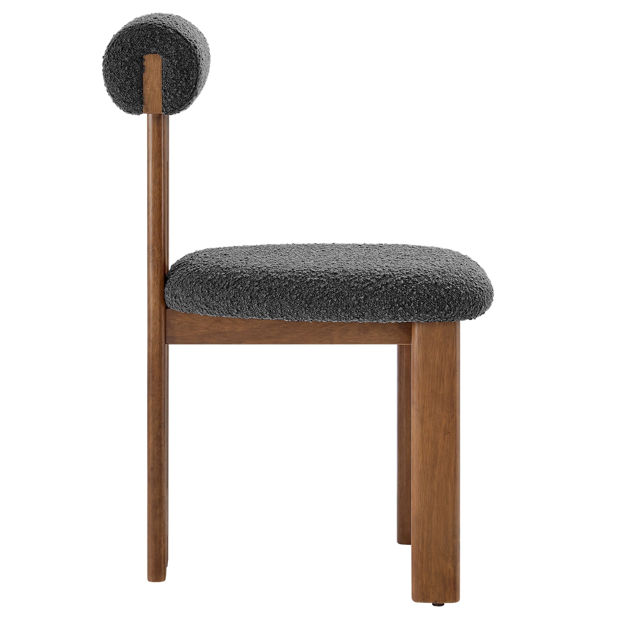 Varello Dining Chair Set - Walnut Charcoal Denmark Home