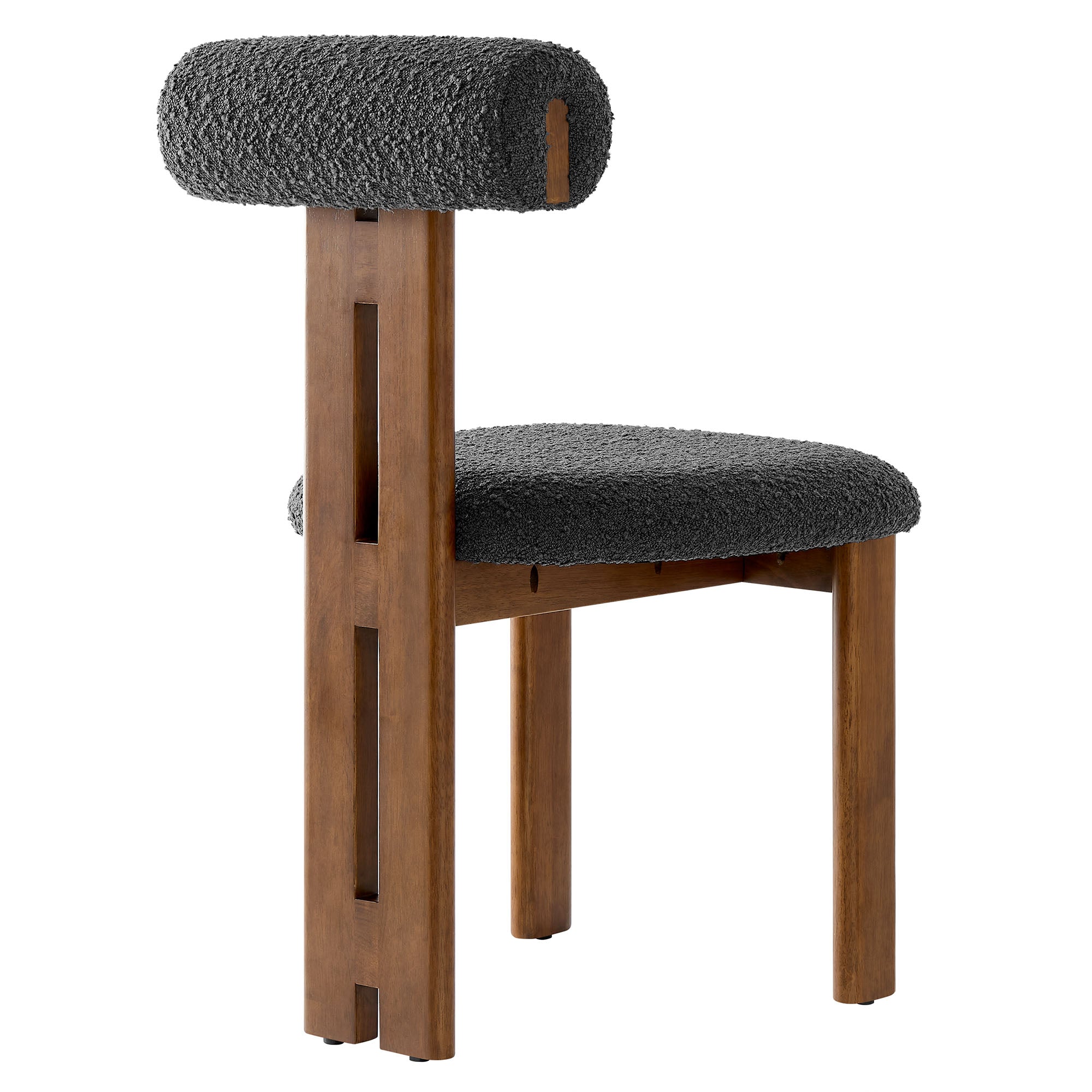 Varello Dining Chair Set - Walnut Charcoal Denmark Home