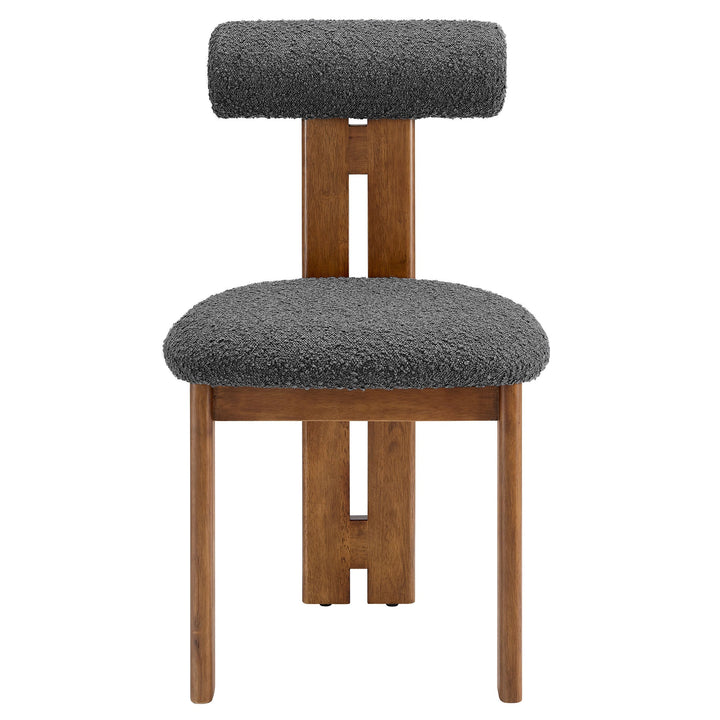 Varello Dining Chair Set - Walnut Charcoal Denmark Home
