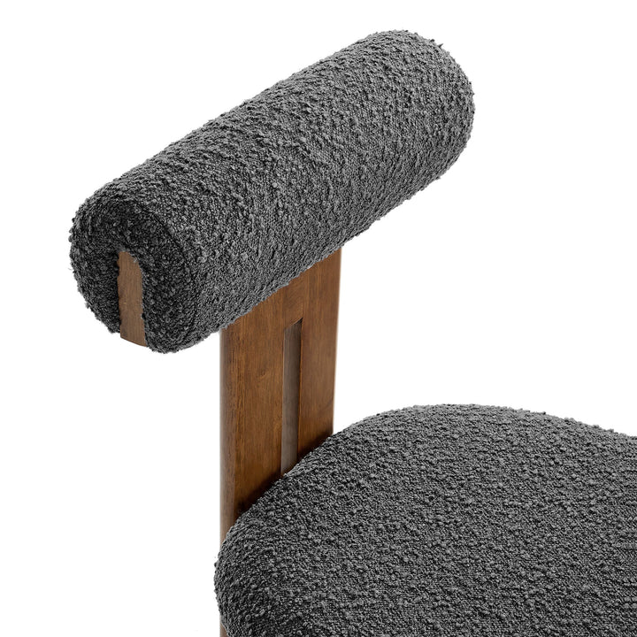 Varello Dining Chair Set - Walnut Charcoal Denmark Home
