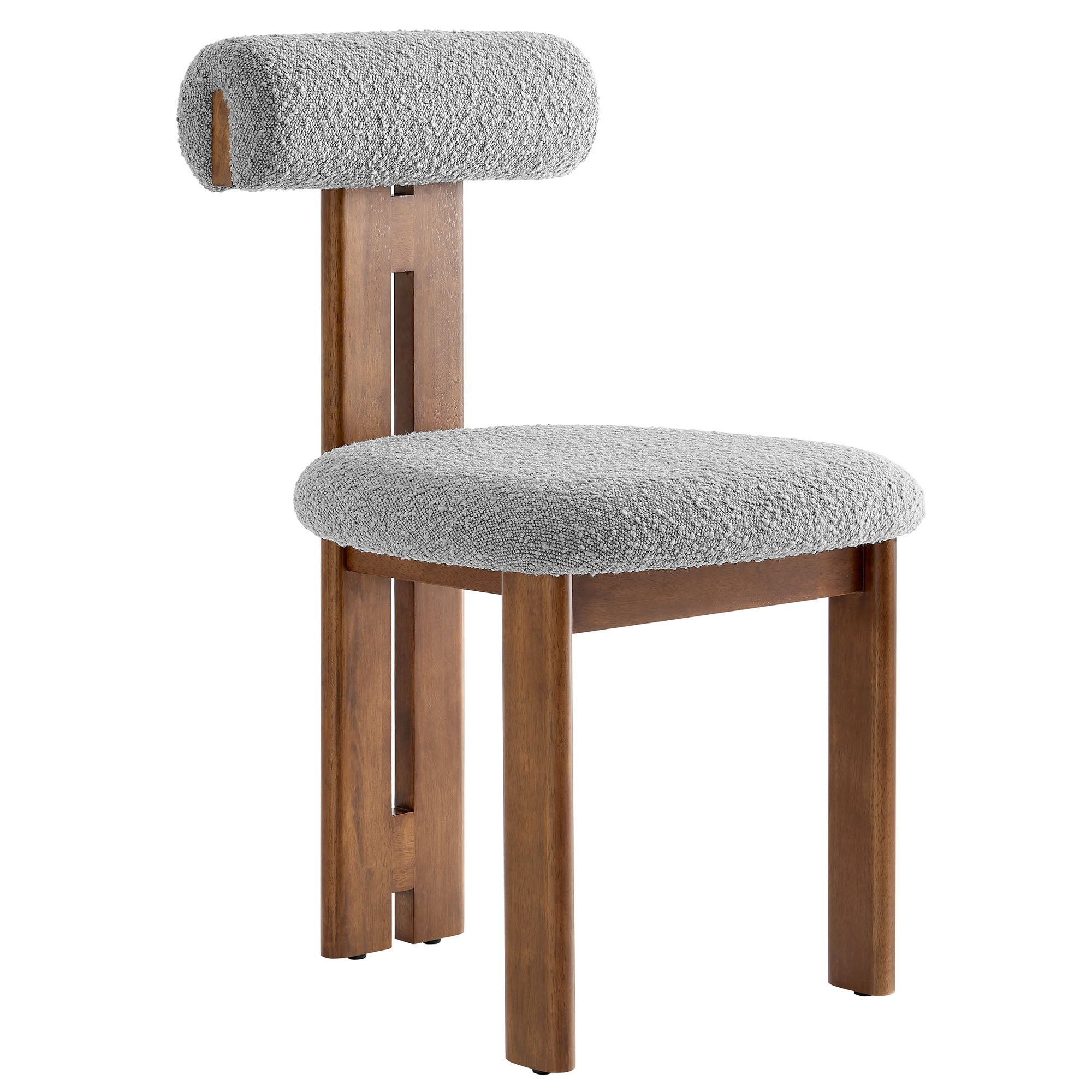 Varello Dining Chair Set - Walnut Light Gray Denmark Home