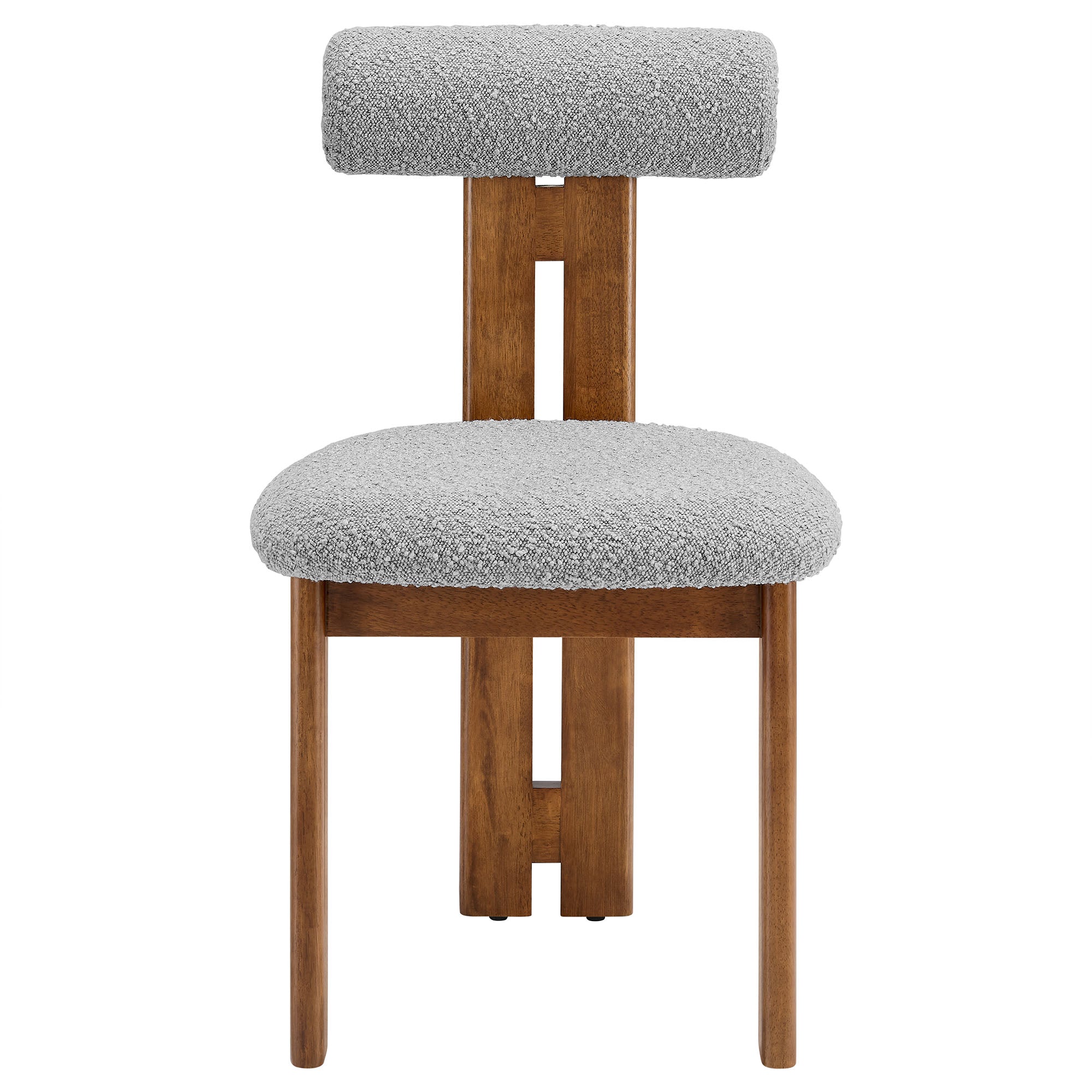 Varello Dining Chair Set - Walnut Light Gray Denmark Home