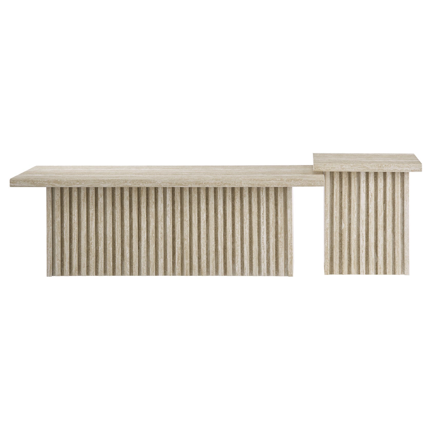 Orvena Nesting Coffee Table Set – Travertine