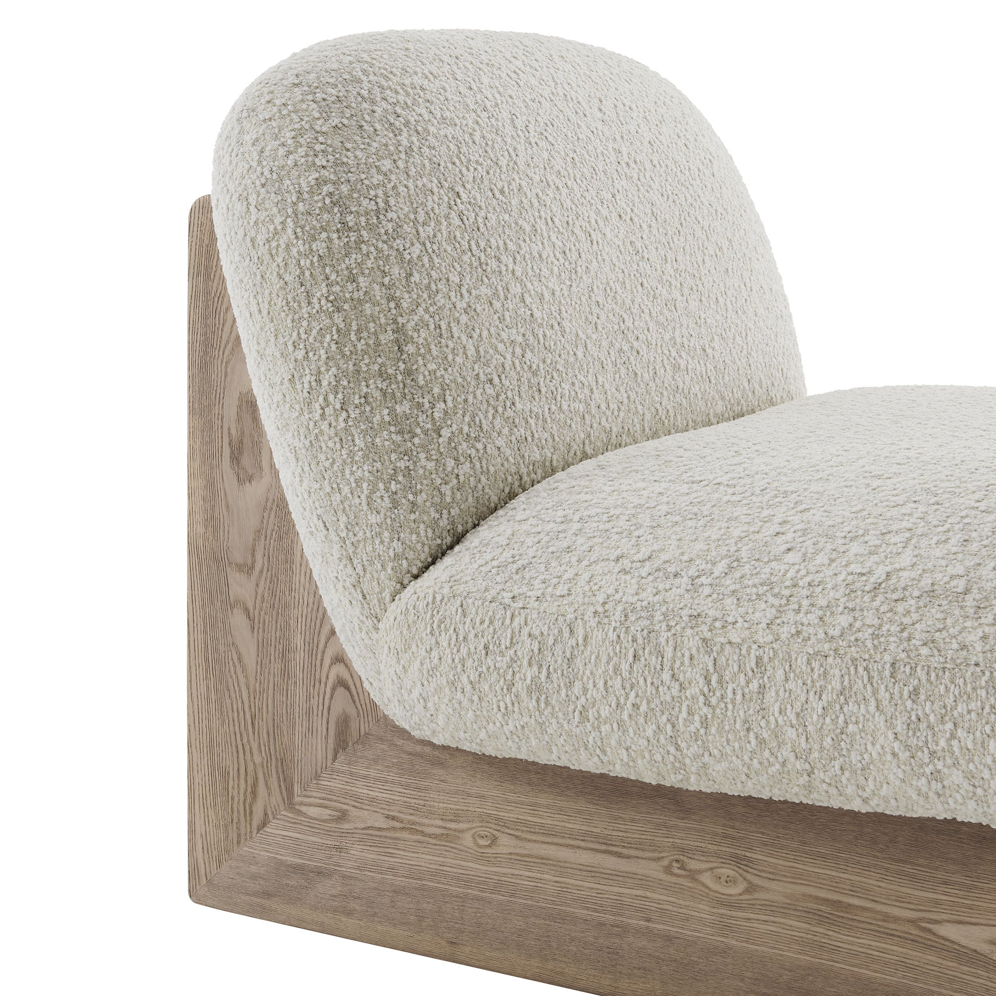 Orvena Accent Chair with Ottoman - Pearl Oak Denmark Home