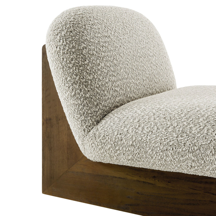 Orvena Accent Chair with Ottoman - River rock walnut Denmark Home