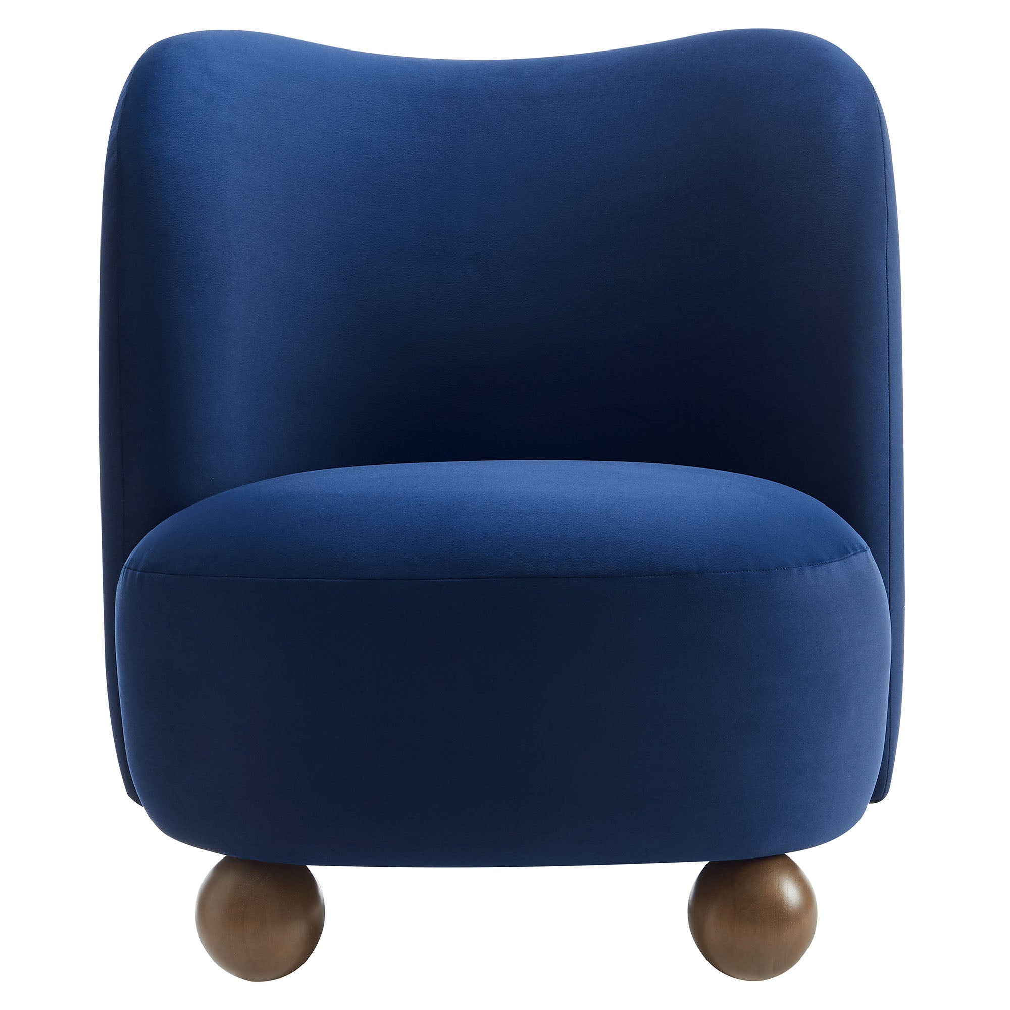 Elmora Accent Chair-Midnight Blue Walnut Denmark Home