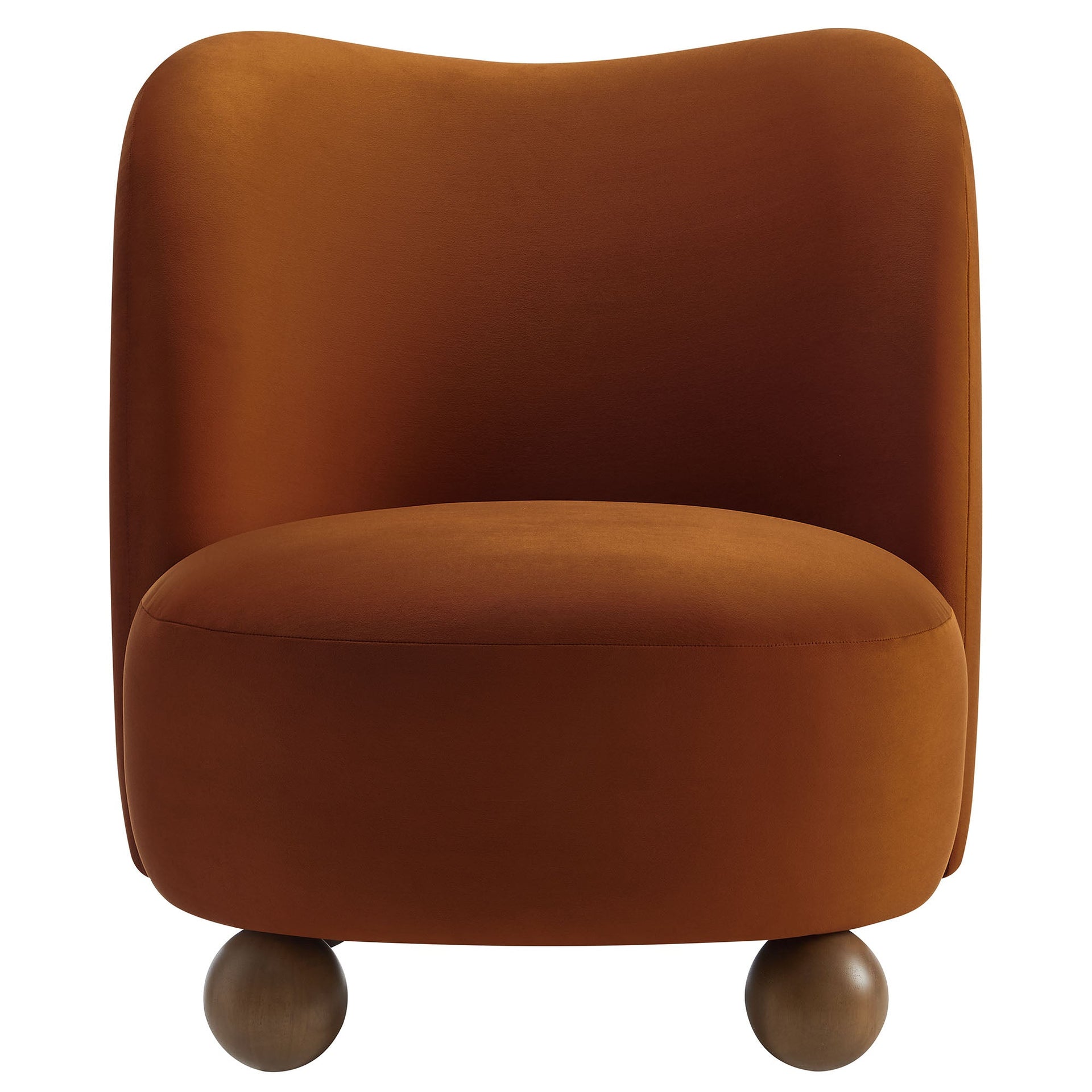 Elmora Accent Chair-Rust Walnut Denmark Home