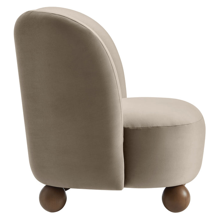 Elmora Accent Chair-Taupe walnut Denmark Home