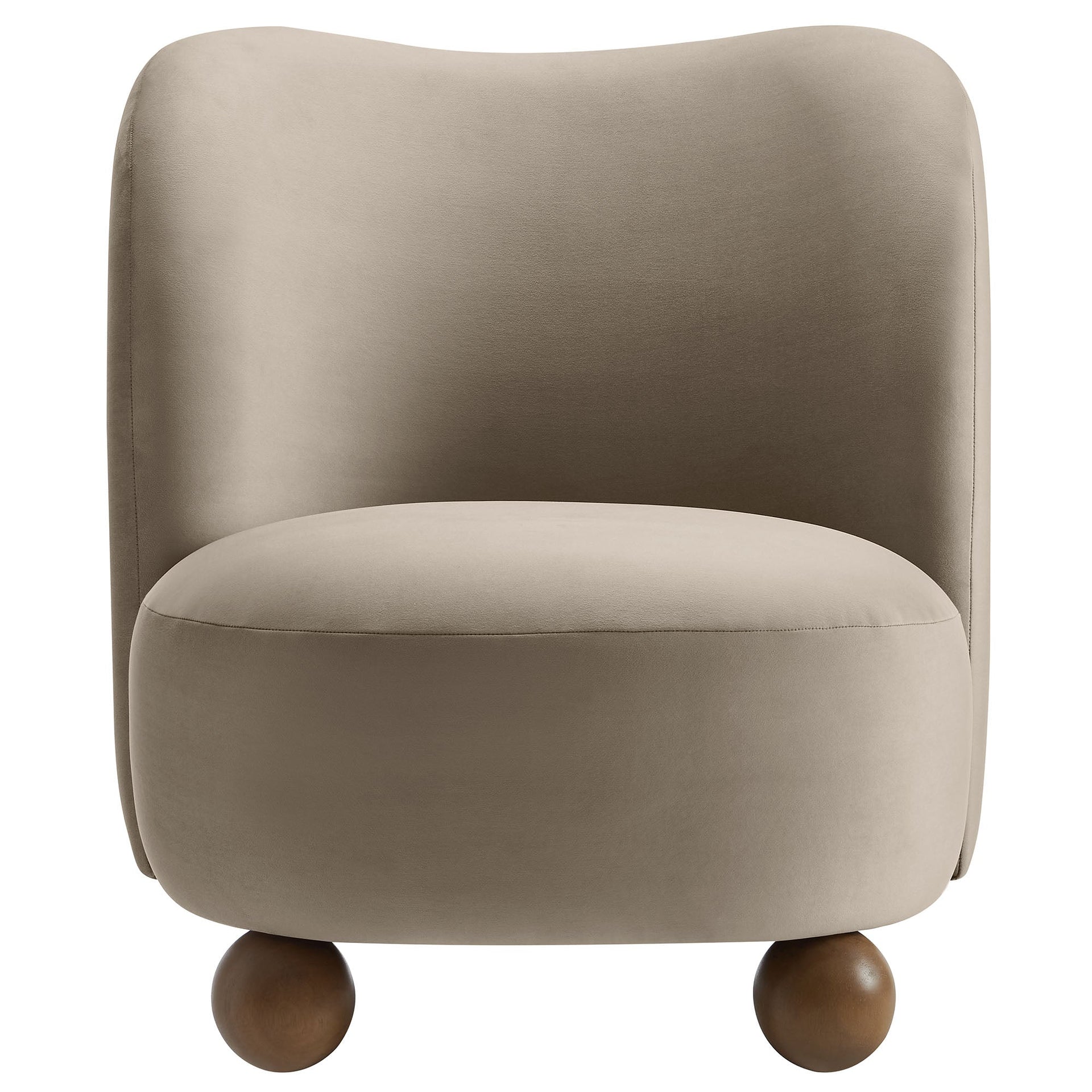 Elmora Accent Chair-Taupe walnut Denmark Home