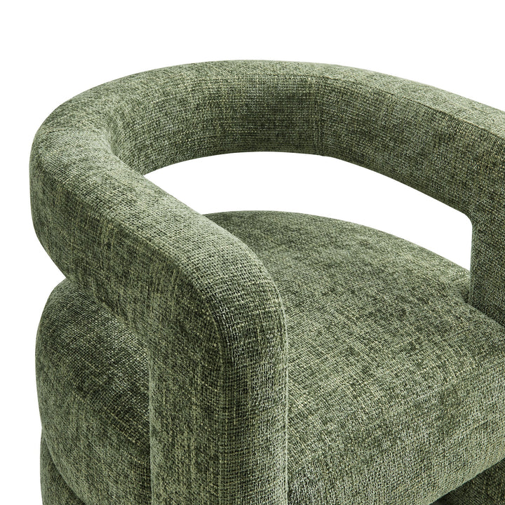 Hygra Chenille Accent Chair-Basil Denmark Home