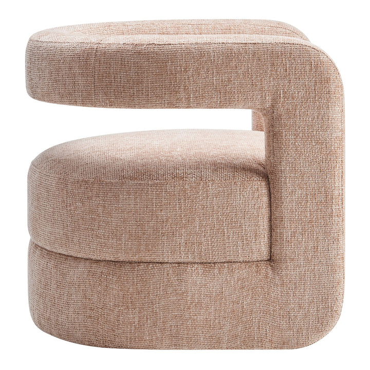 Hygra Chenille Accent Chair-Blush Denmark Home