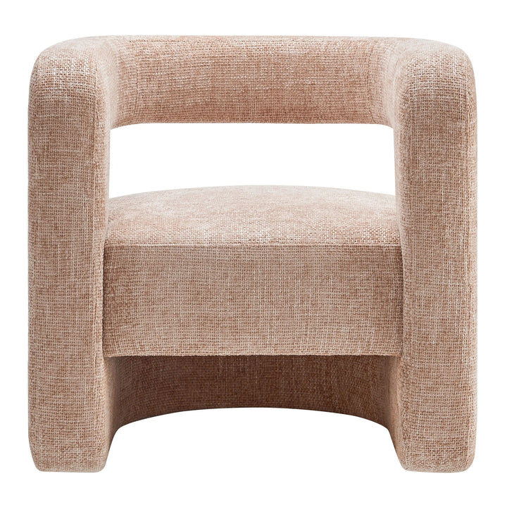 Hygra Chenille Accent Chair-Blush Denmark Home