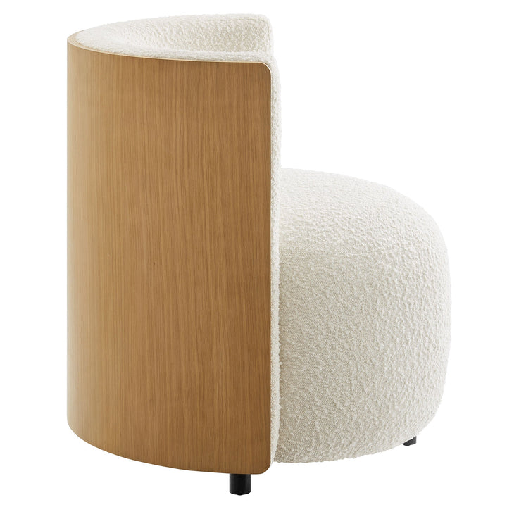 Jot Boucle Barrel Accent Chair – Natural Ivory Denmark Home
