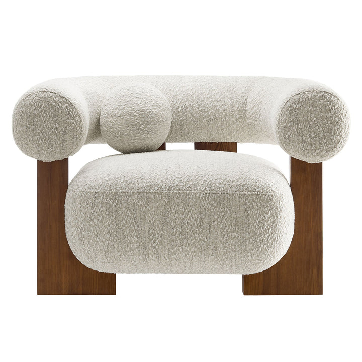 Ellie Boucle Accent Chair-River Rock Denmark Home