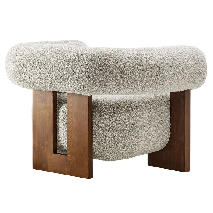 Ellie Boucle Accent Chair-River Rock Denmark Home