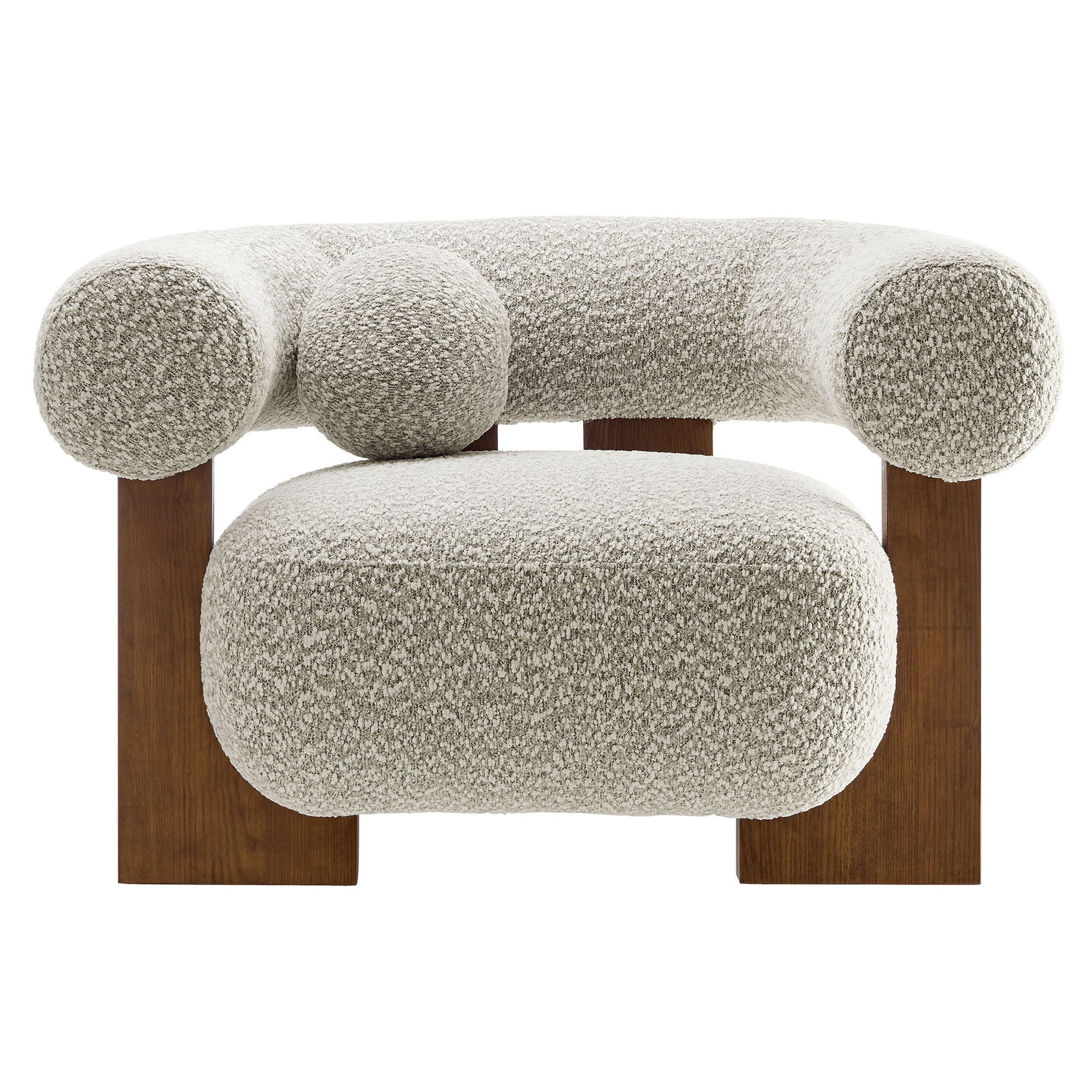 Ellie Boucle Accent Chair-River Rock Denmark Home