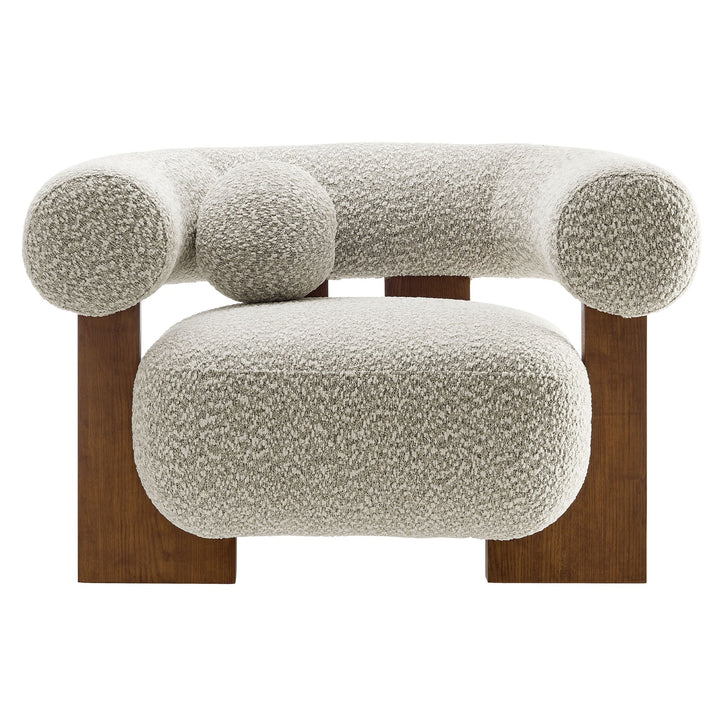 Ellie Boucle Accent Chair-River Rock Denmark Home