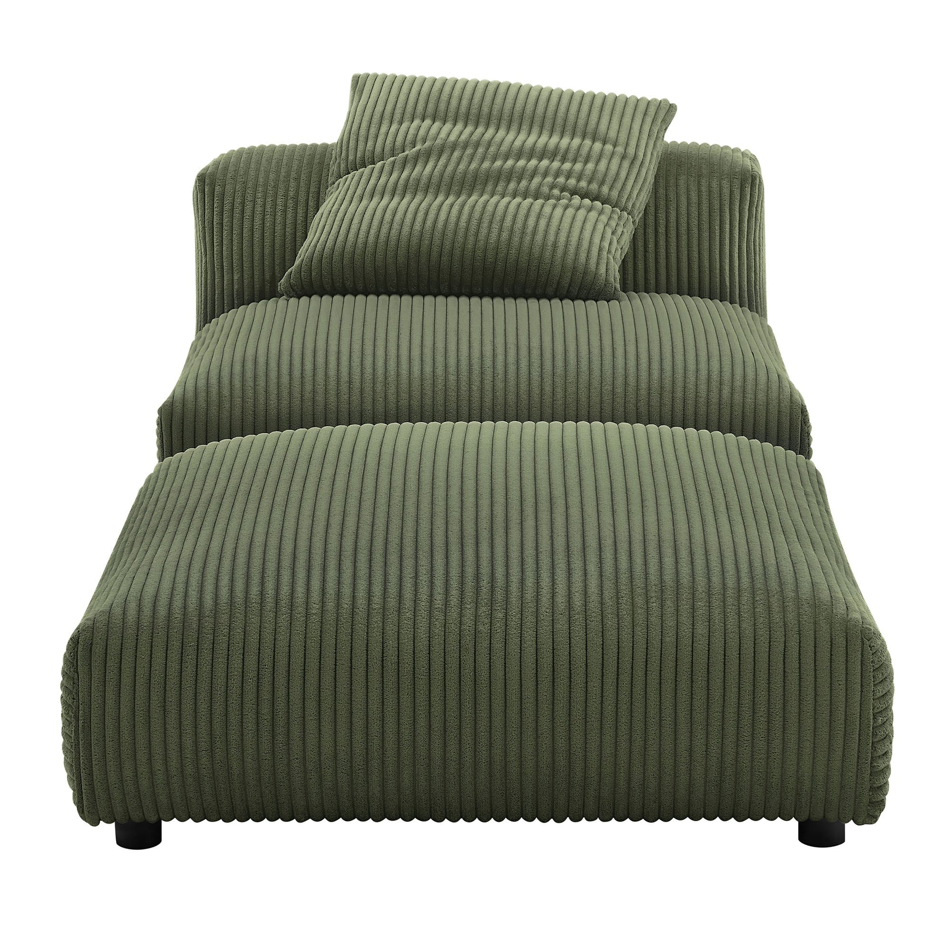 Lumi Modular Armless Chair and Ottoman Set – Fern Denmark Home