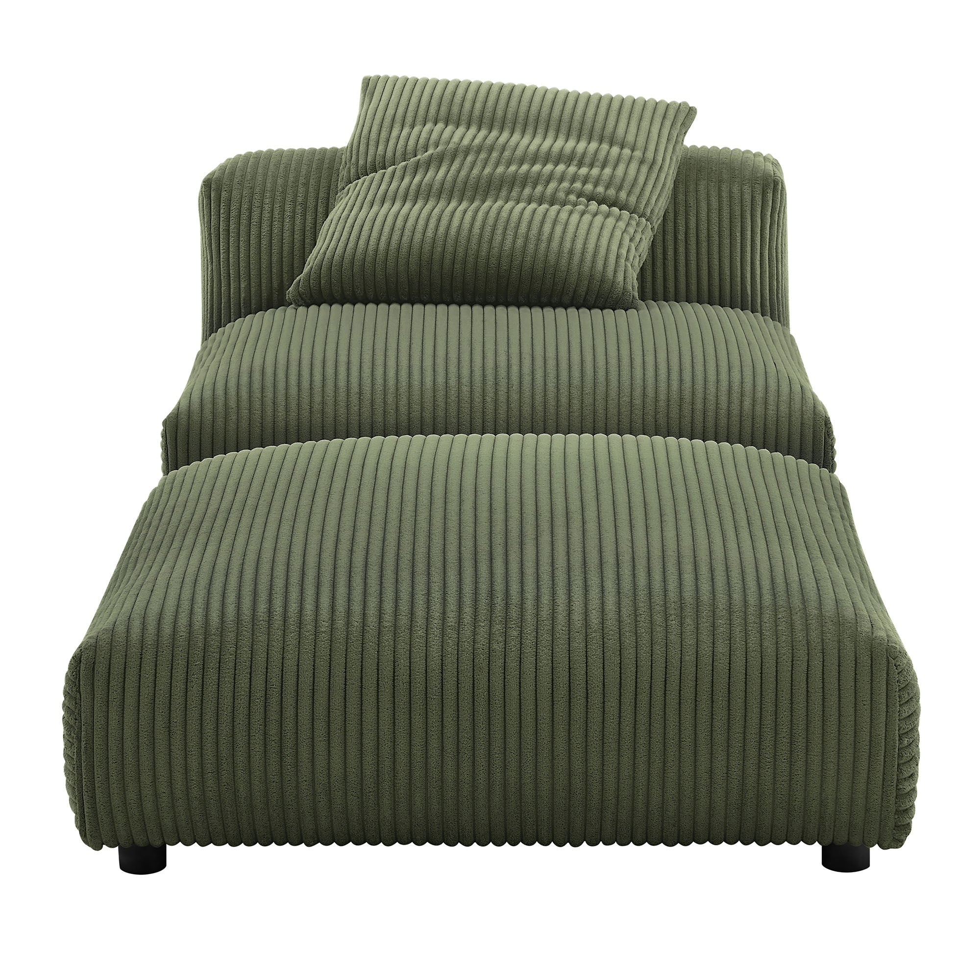 Lumi Modular Armless Chair and Ottoman Set – Fern Denmark Home