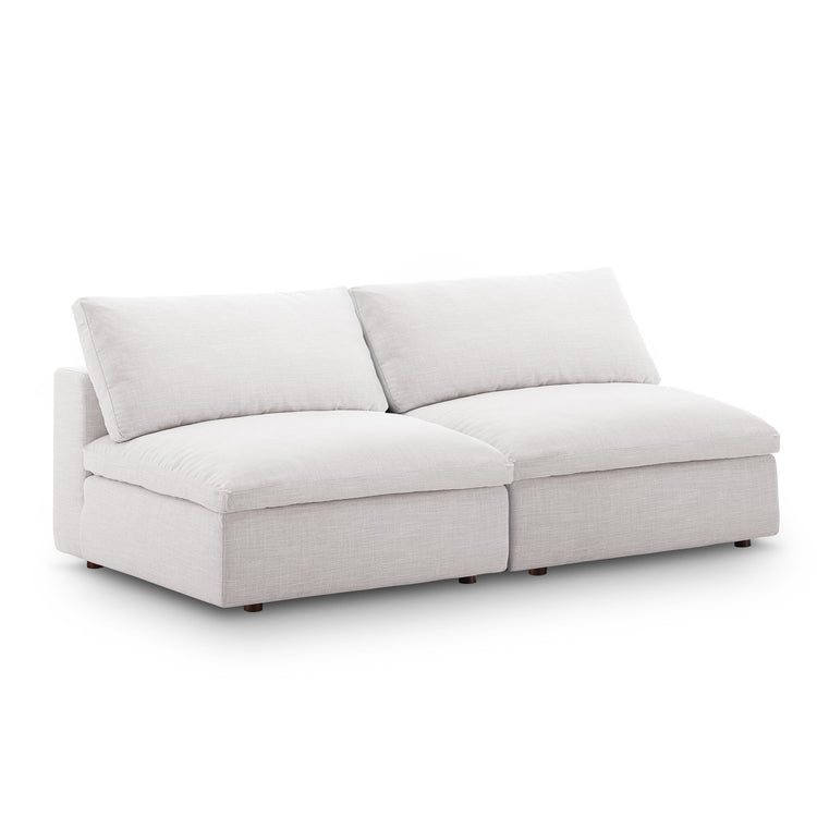 Marlowe Armless 2-Piece Loveseat - Beige