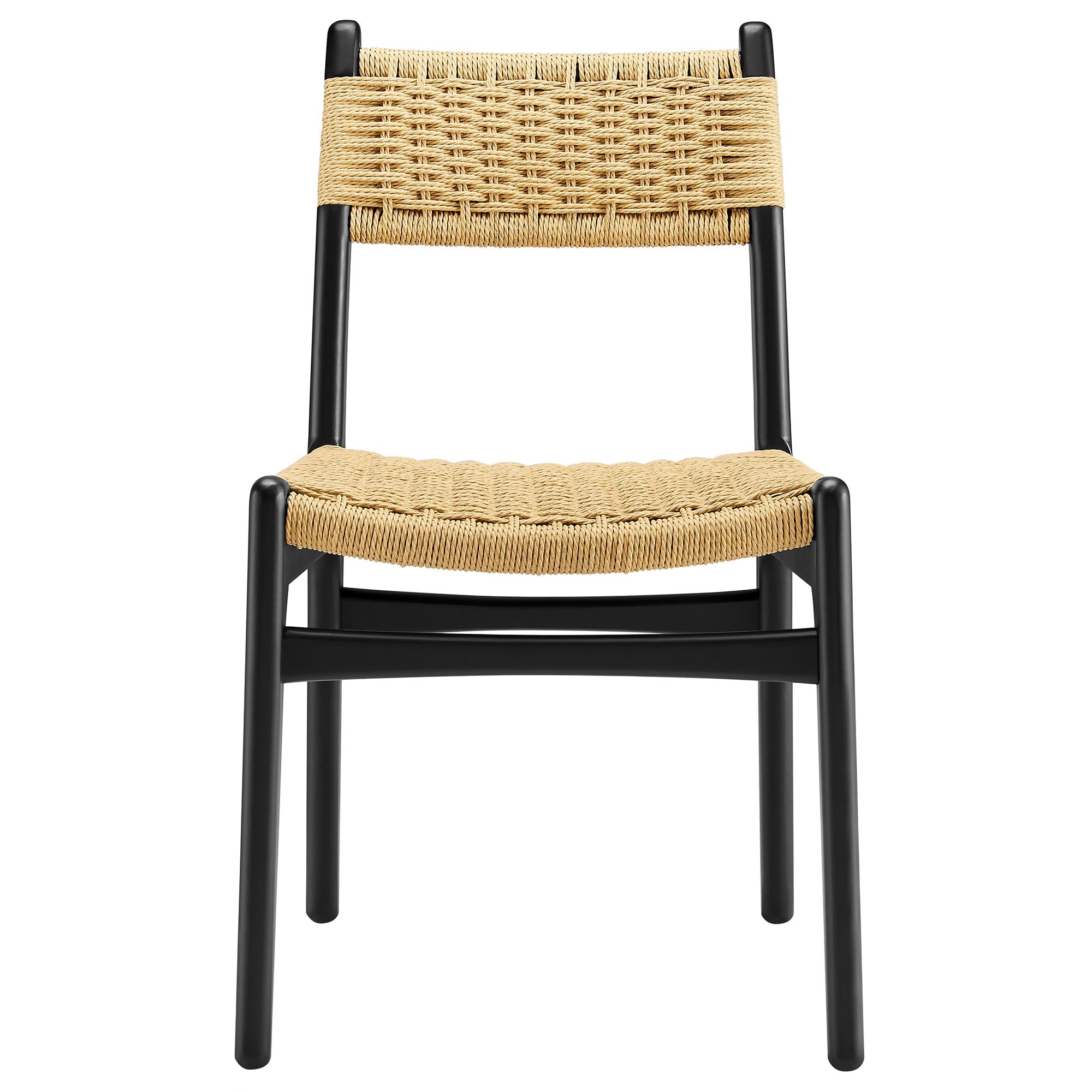 Bris Dining Chair Set - Black Natural Denmark Home