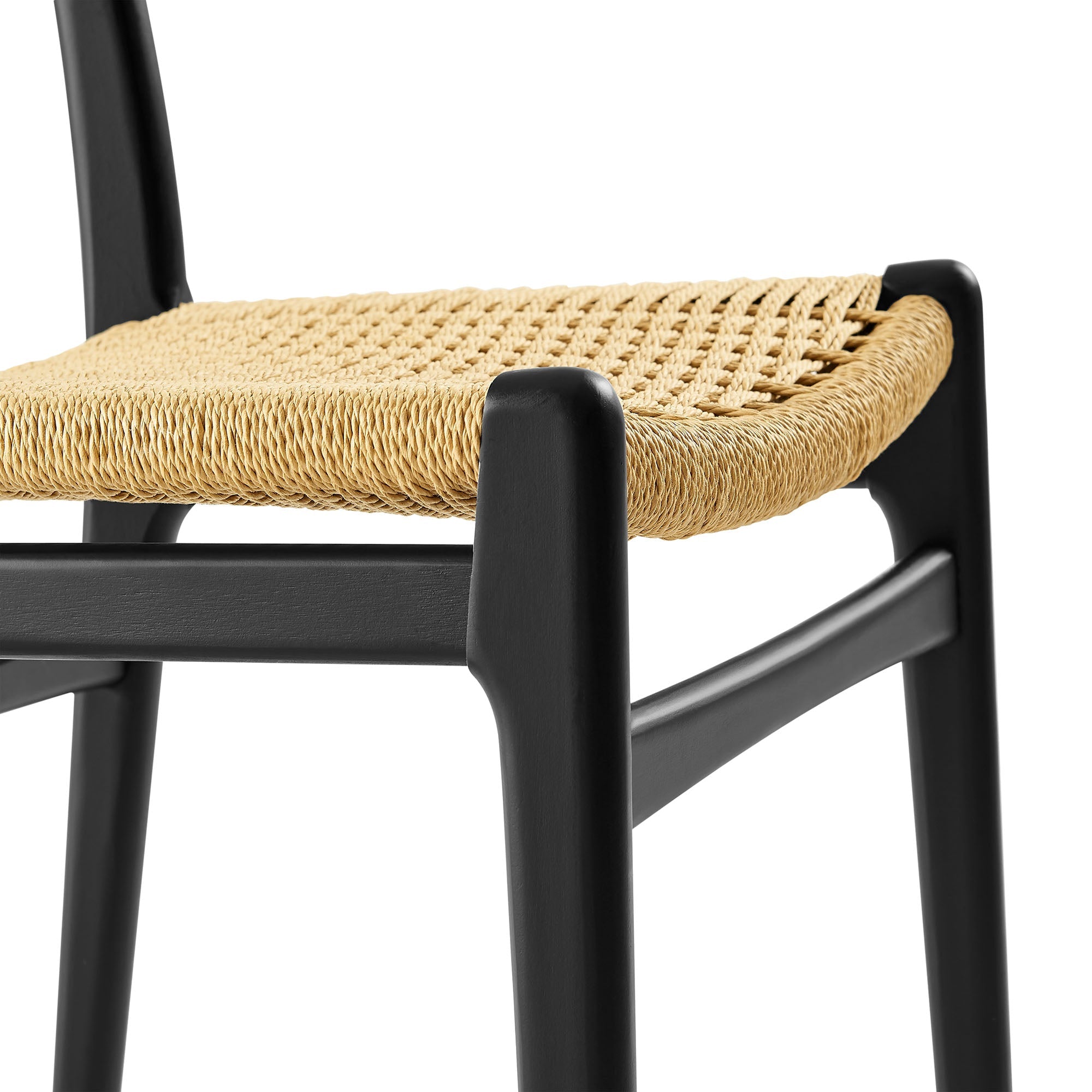 Bris Dining Chair Set - Black Natural Denmark Home