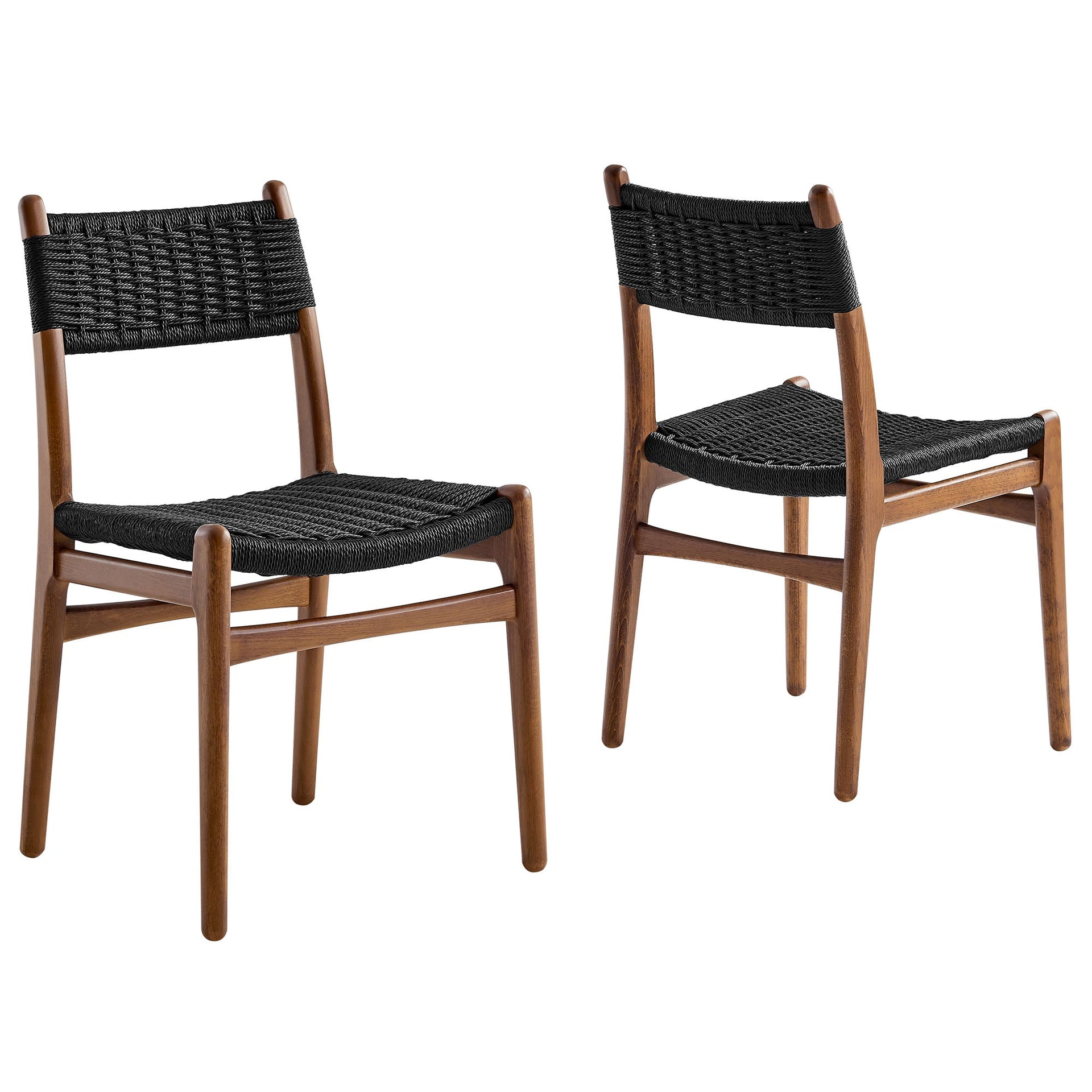 Bris Dining Chair Set - Black Natural (Copy) Denmark Home