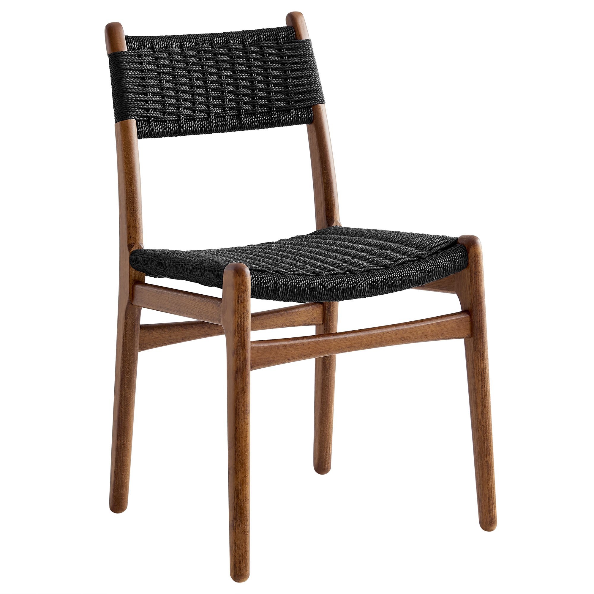 Bris Dining Chair Set - Walnut Black Denmark Home