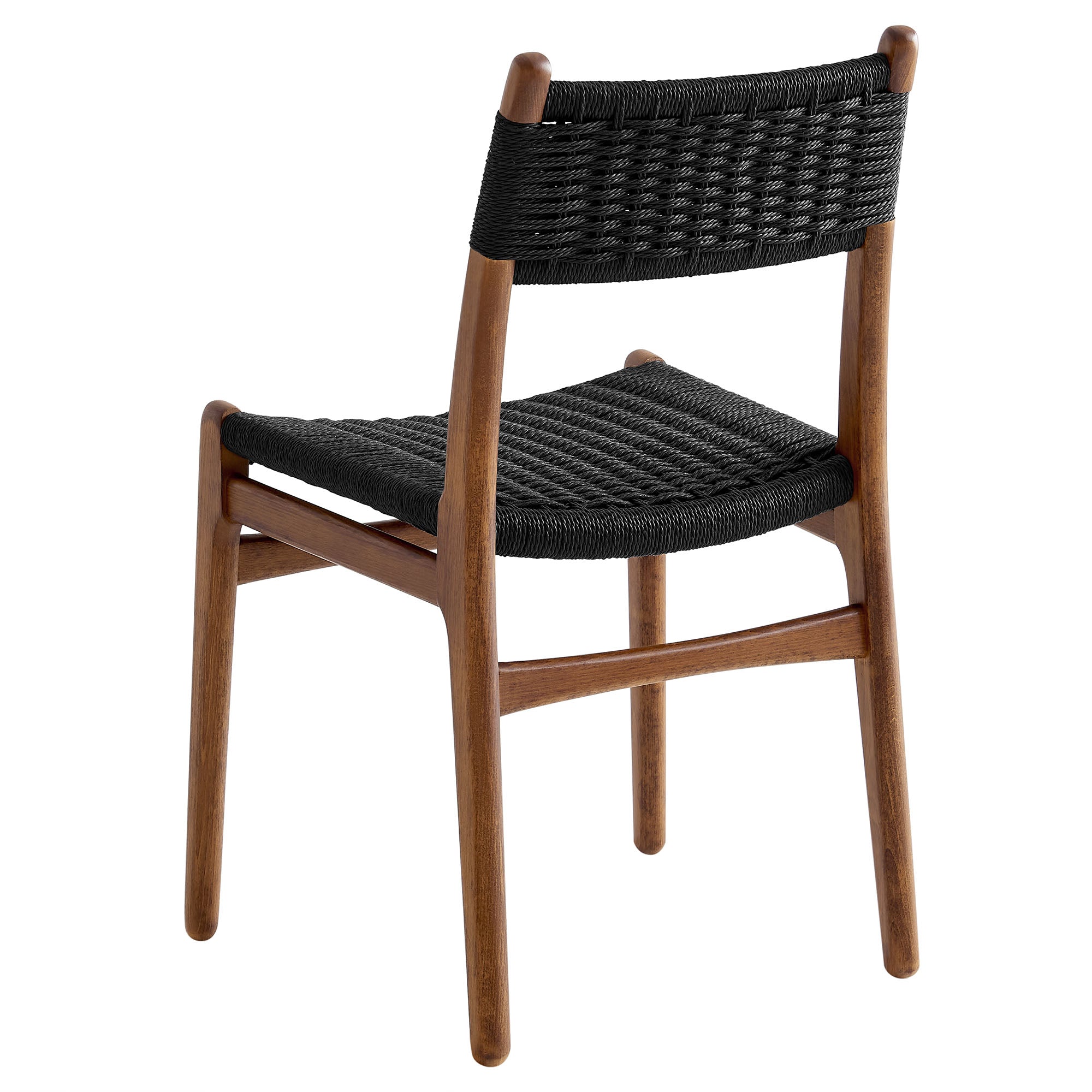 Bris Dining Chair Set - Walnut Black Denmark Home