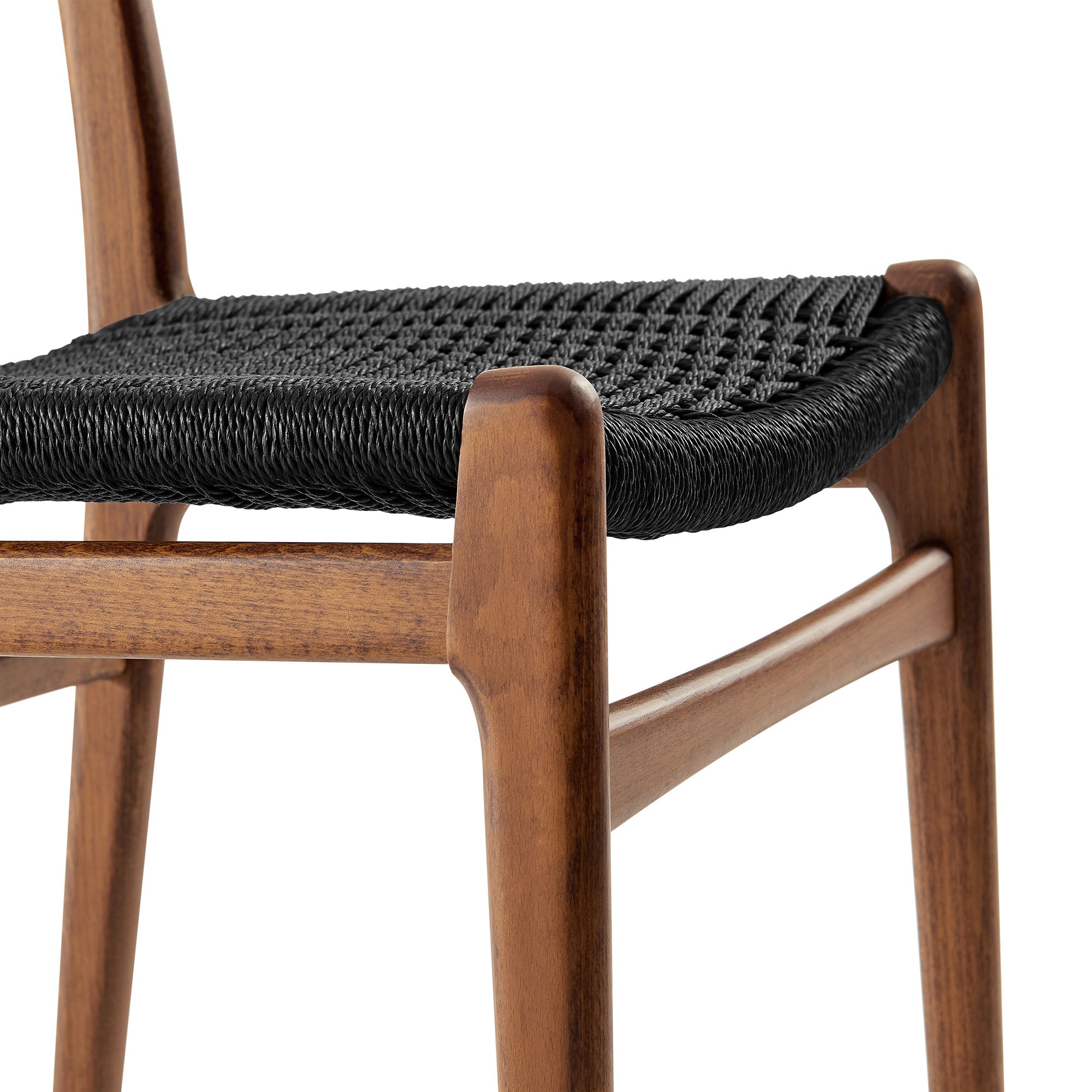 Bris Dining Chair Set - Walnut Black Denmark Home