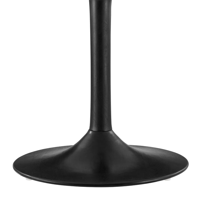 Lippa 48" Round Solid Wood Dining Table - Black Denmark Home