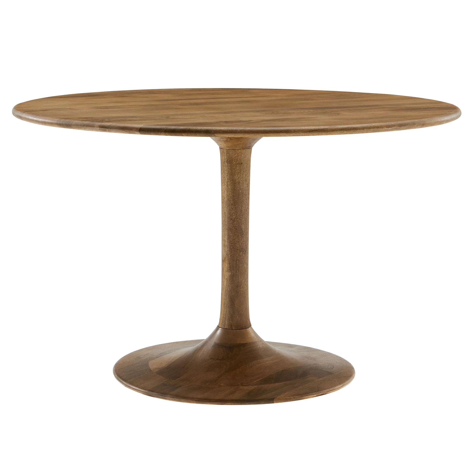 Lippa 48" Round Solid Wood Dining Table - Natural Denmark Home